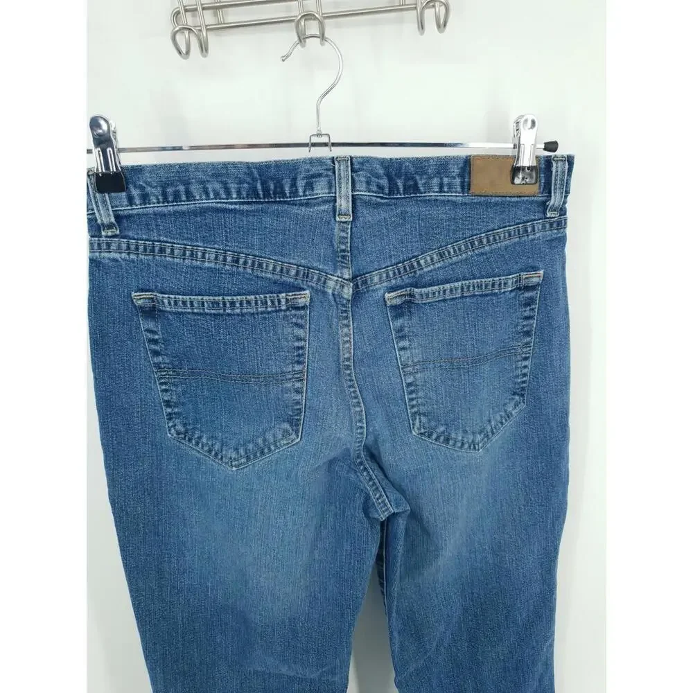 Tommy Hilfiger Jeans Womens 8 Hipster Boot Cut‎ MId Rise Medium Wash - Picture 5 of 9
